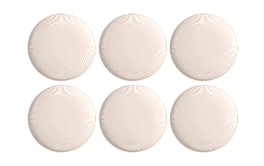 Villeroy & Boch Assiette non décorative Afina Ø 27 cm, 6 Pièce/s,Blanc