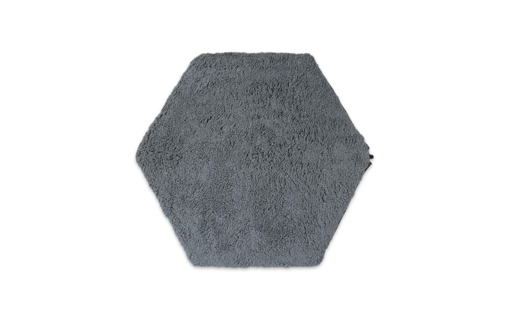 Pety Housse de tapis teddy pour petit tapis Anthracite