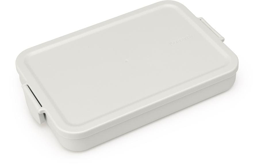 Brabantia Boîte casse-croûte Make & Take 25.5 x 16.6 x 3.7 cm, Gris clair
