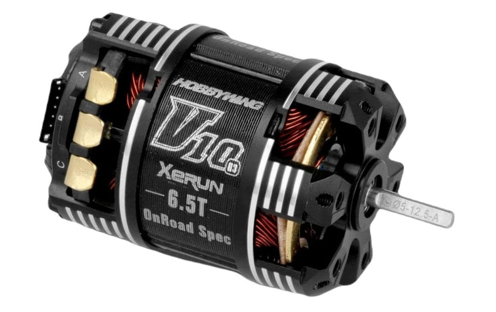 Hobbywing Moteur sans balais Xerun V10 G3 Sensored 1S 6.5T, 6300kV
