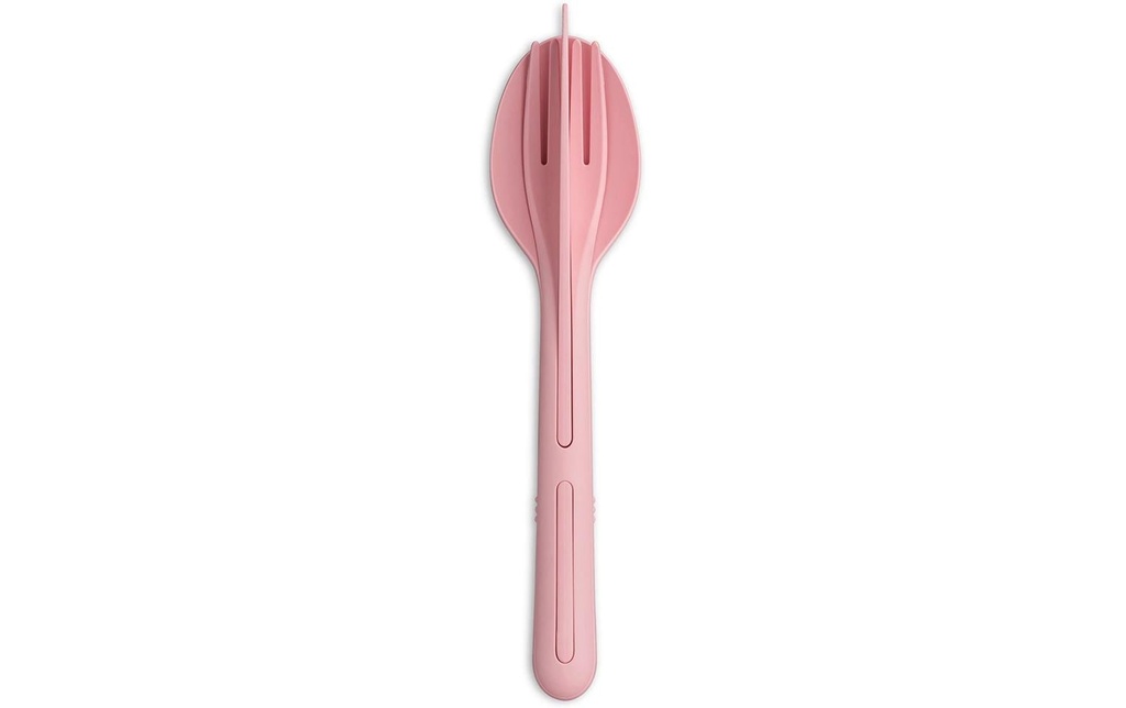Koziol Couverts à emporter Klikk 3-pièce, Sweet Pink