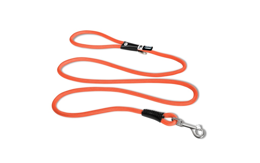 curli Laisse de chien Stretch Comfort Sun Orange ø 8 mm / 1.8 m