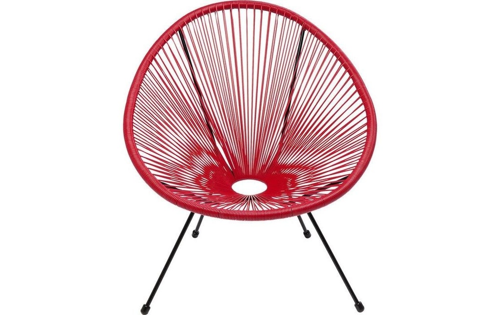 Kare Chaise Acapulco Rouge