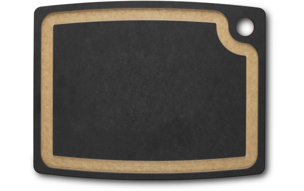Victorinox Planche à découper Kitchen Rainure à jus, 36.8 cm x 28.5 cm, Noir