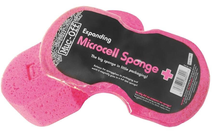 Muc-Off Brosse de nettoyage Expanding Sponge Rose