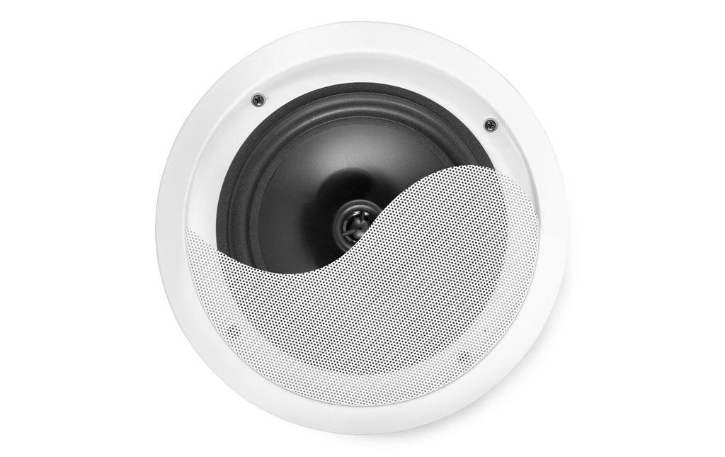 Power Dynamics Haut-parleur de plafond CSSG8 50W, 8 pouces, blanc