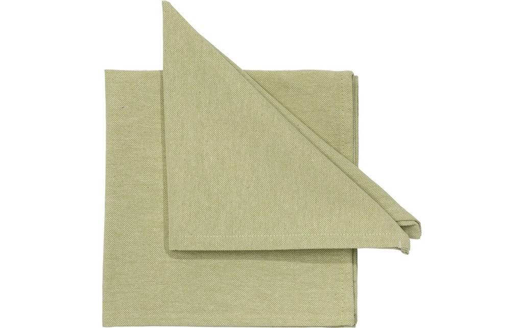 Pichler Serviette en tissu Faro 40 cm x 40 cm, 6 Pièce/s, Vert