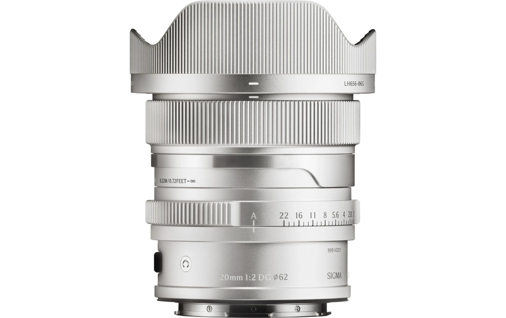 Sigma Longueur focale fixe 20mm F/2.0 DG Contemporary Silver – L-Mount