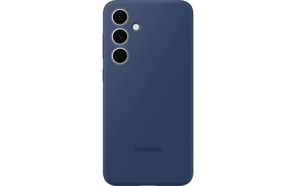 Samsung Coque arrière Silicone Case Galaxy S24 FE Bleu