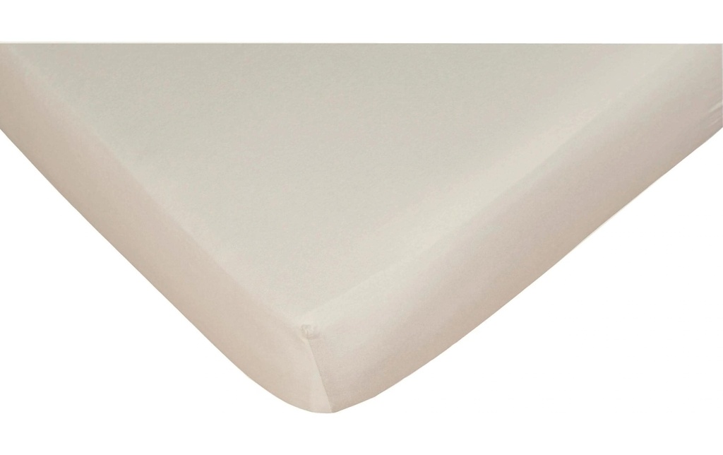 Nobilium Drap-housse Nela 180-200 x 200-220 cm, Crème
