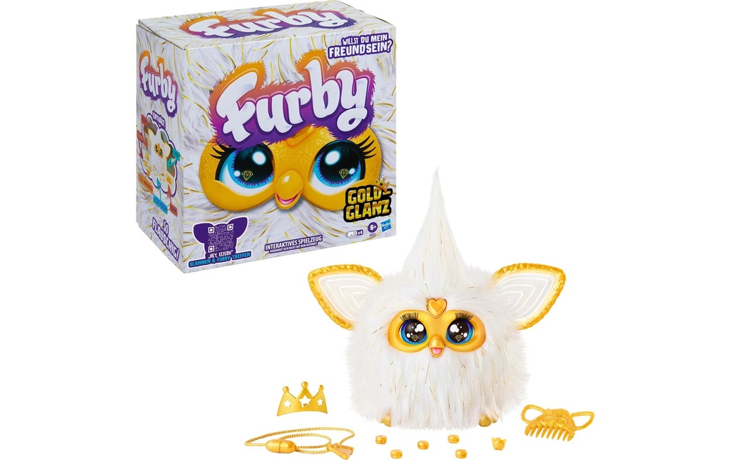Furby Peluche Jouets interactifs Furby Or Glam Or