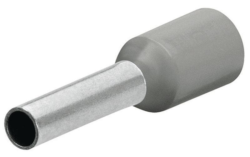 Knipex Cosses terminales 16 x 10 mm Gris, 200 Pièce/s