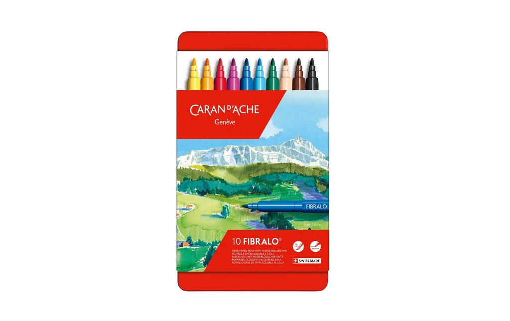 CARAN D'ACHE Feutres Fibralo 10 pces (10 pces)