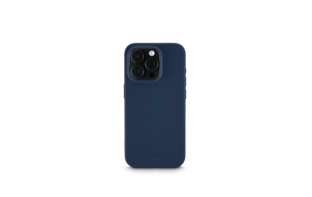 Hama Coque arrière Fantastic Feel Bleu/Bleu foncé pour iPhone 16 Pro