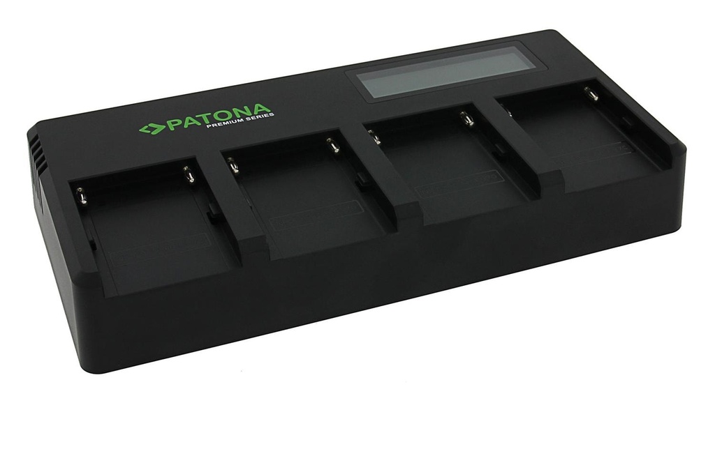 Patona Chargeur Premium 4-fасh pour les batteries de la série F de Sony