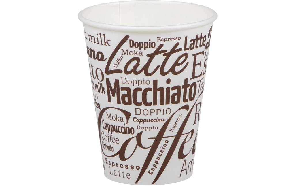 ELCO Tasses à café jetables Bistro 3 dl 1000 Pièce/s, Brun/Blanc