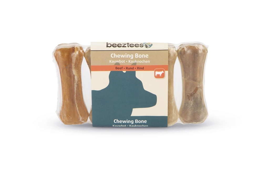 Beeztees Os à mâcher Peau de bœuf, 7.5 cm, 5 pcs