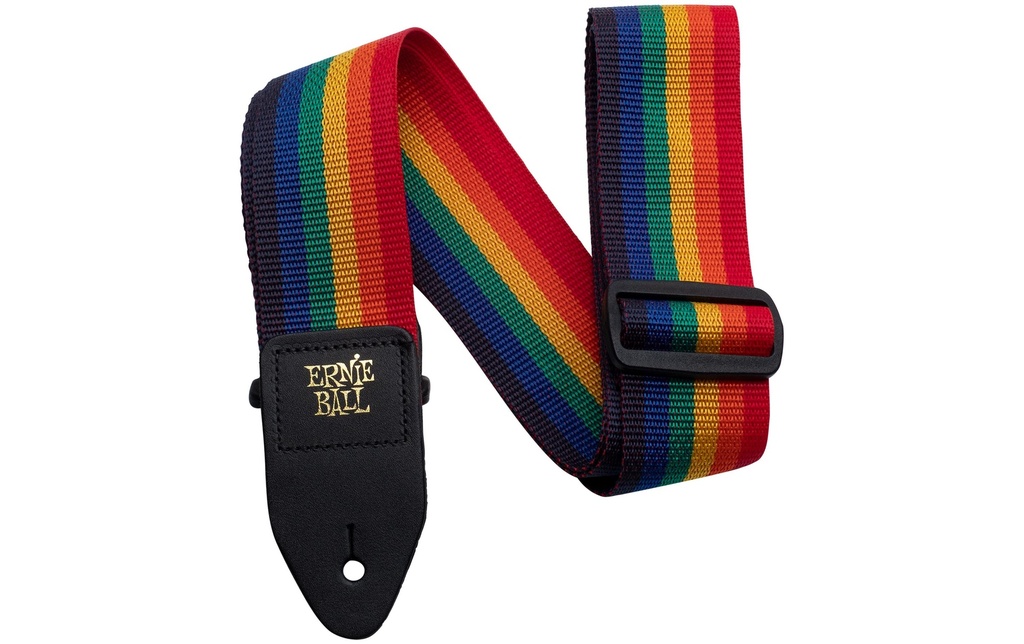 Ernie Ball Sangle de guitare Polypro Rainbow