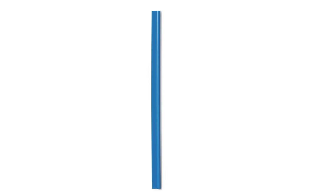 DURABLE Rail de serrage 6 mm, Bleu, 50 rails