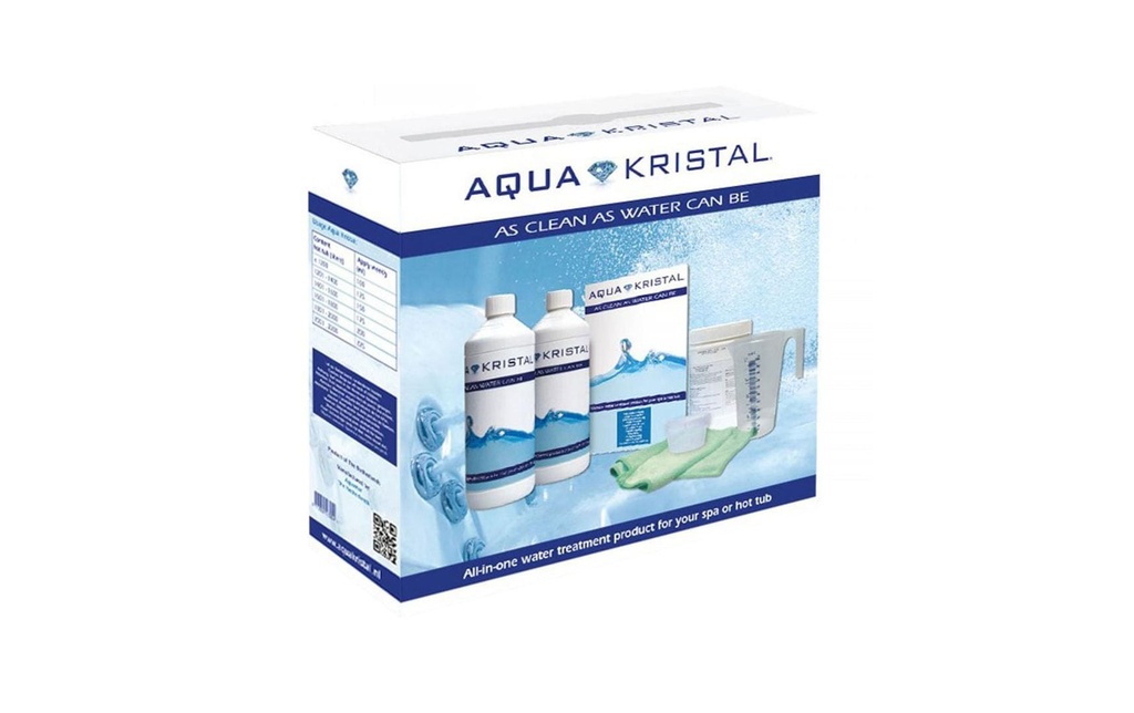 Aqua Kristal Kit de désinfection pour spas, 5 pièces