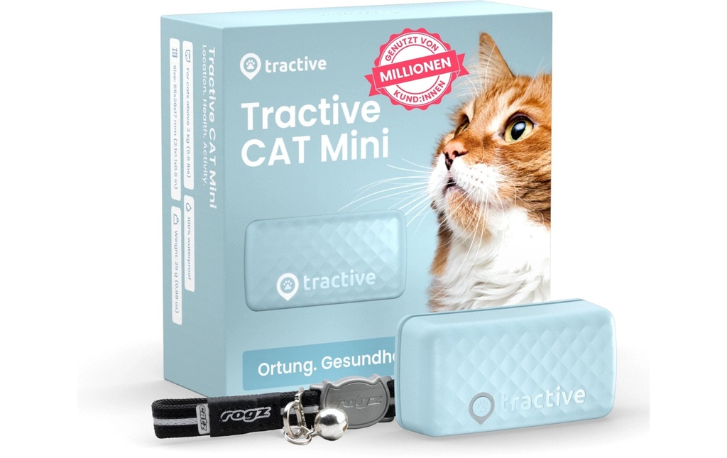 tractive Traqueur GPS CAT Mini LTE, Menthe