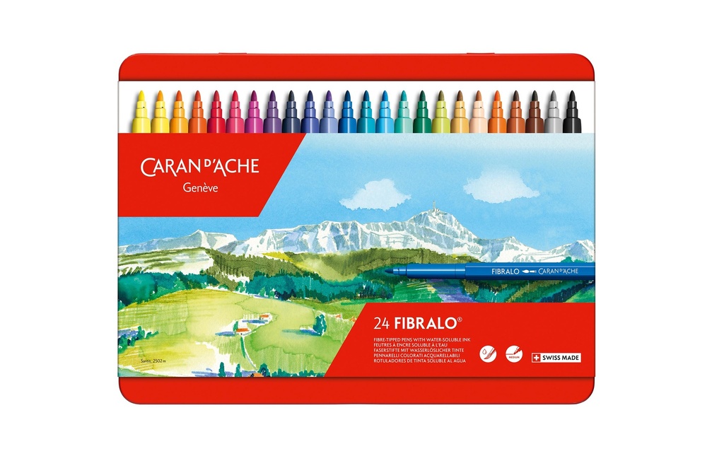 CARAN D'ACHE Feutres Fibralo 24 pces (24 pces)