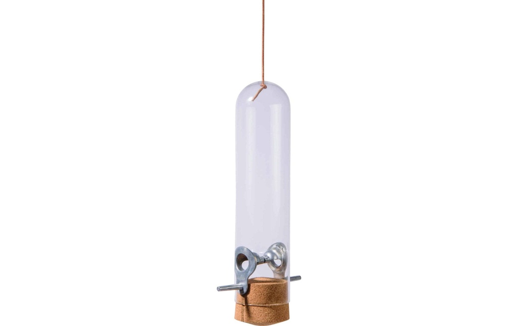 dobar Distributeur de nourriture Colonne d'alimentation Premium-Pickbar, Ø 7 x 30 cm, verre