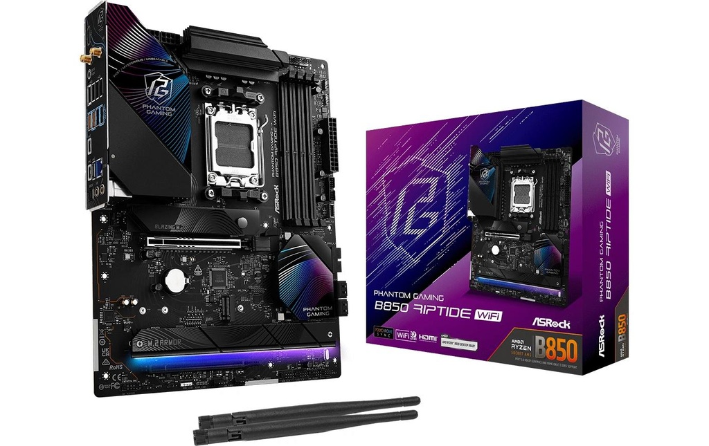 ASRock Carte mère Phantom Gaming B850 Riptide WiFi