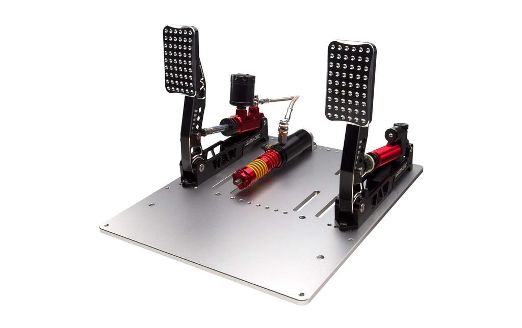 Simagic Kits de pédales P2000 Loadcell de 100 kg, édition Crimson