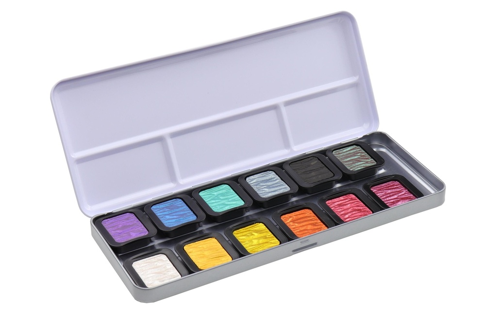 FINETEC Peint.nacrée Essentials Rainbo (12 pces)