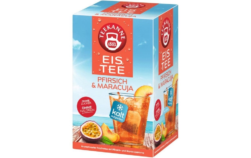 Teekanne Sachet de thé Thé glacé Pêche-Maracuja, 18 pièces