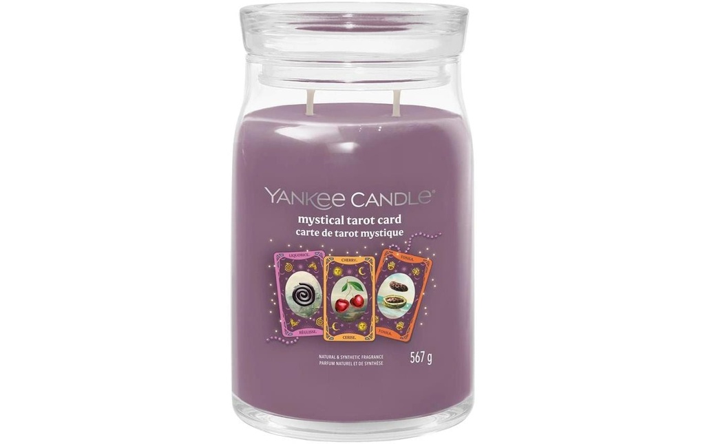 Yankee Candle Signature Bougie parfumée Mystical Tarot Card Grand pot