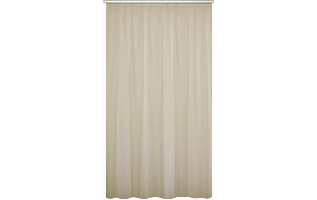 Hubatka Rideau de jour Voile avec patins 200 cm x 240 cm, crème