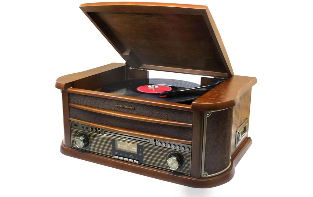 soundmaster Chaîne stéréo NR565DAB Brun