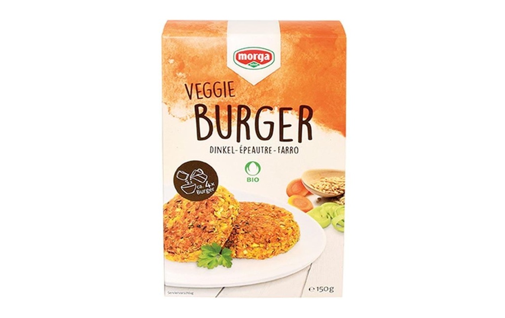 Morga Burger d'épeautre bio 150 g