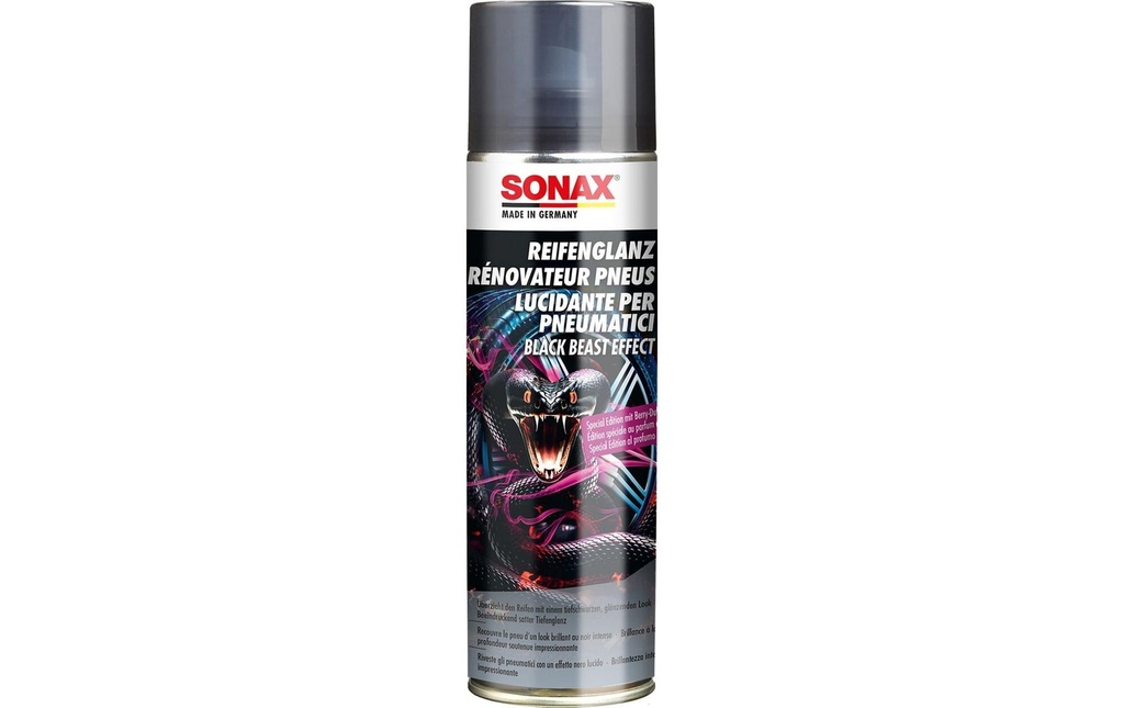 Sonax Spray lustrant pour pneus Black Beast Effect, 500 ml
