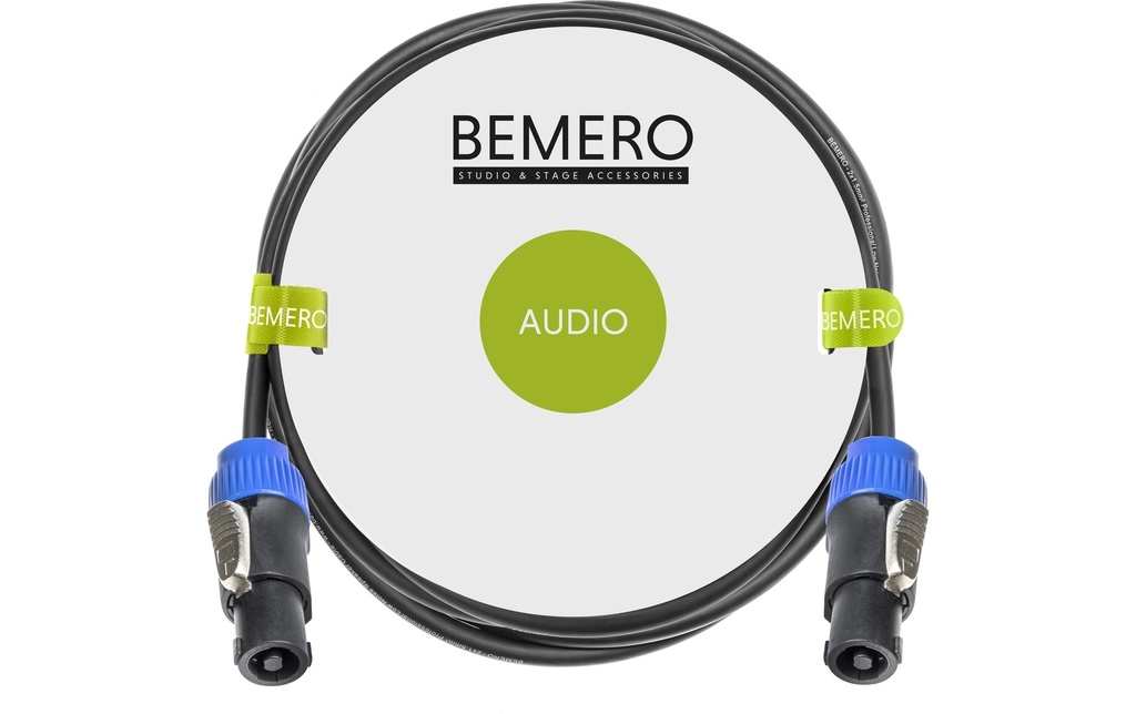 Bemero Câble de haut-parleurs SpeakON – SpeakON 2x 1.5mm² 5 m
