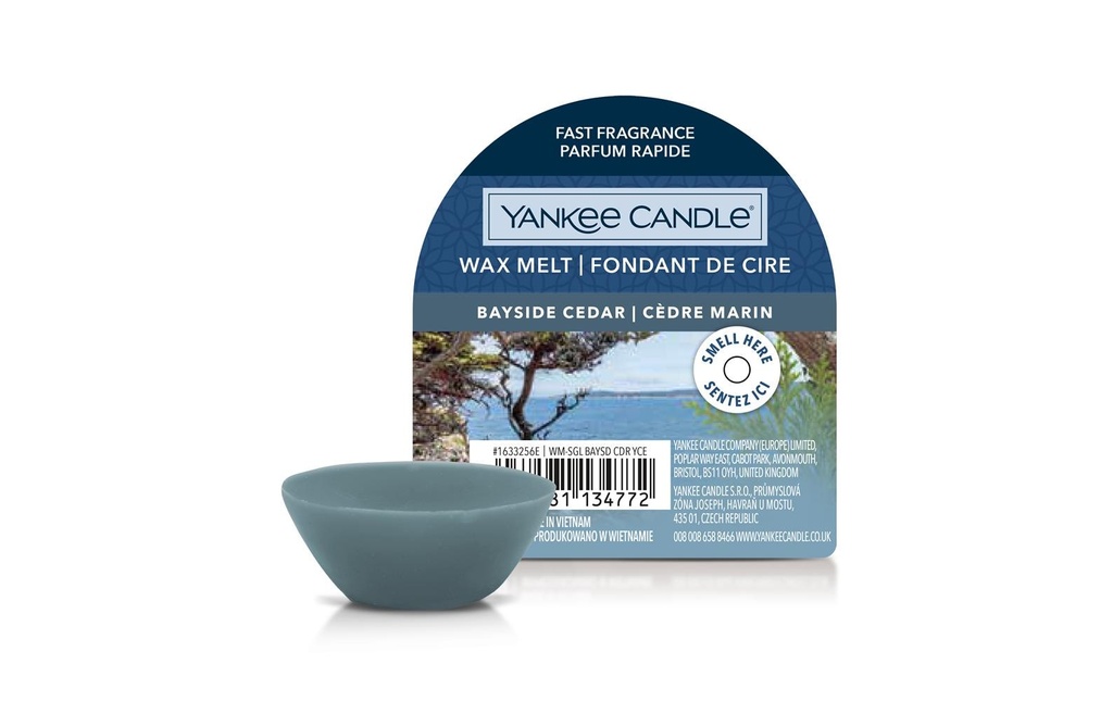 Yankee Candle Signature Plaquettes de cire parfumées Bayside Cedar