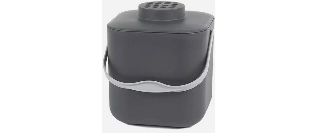 Stöckli Seau à compost Pot 5 l, Noir