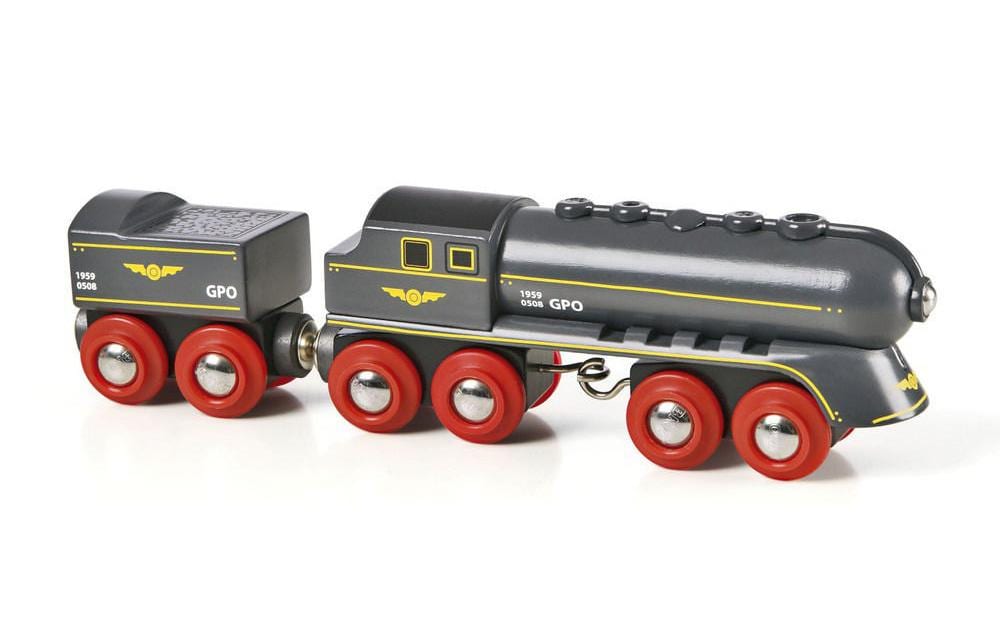 BRIO Chemin de fer Eclair boule noire
