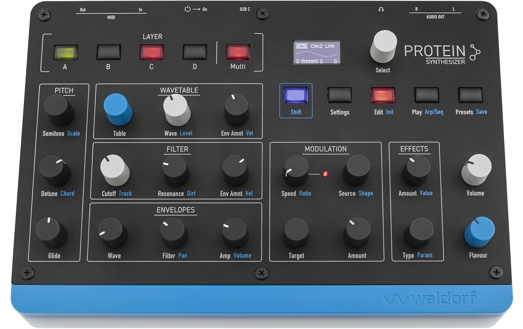 Waldorf Synthétiseur Protéine