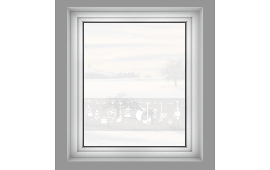 Gardinia Guirlande de Noël de Fenstefolie X-Mas 20 x 150 cm