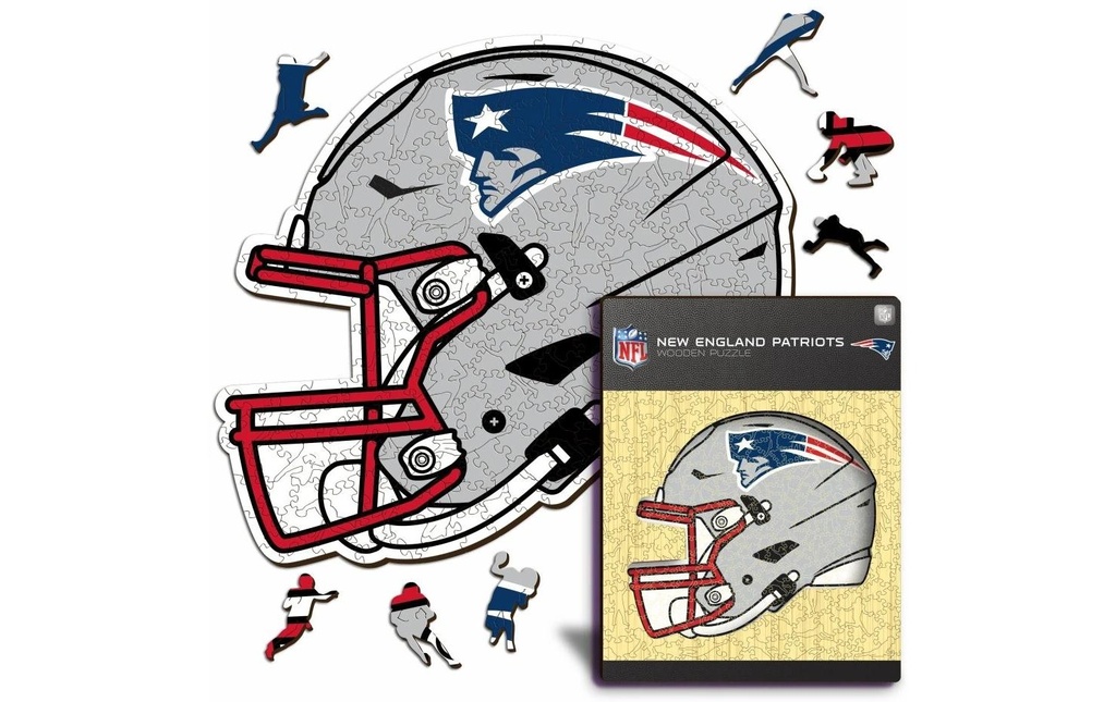 Iconic Puzzle Puzzle en bois NFL – New England Patriots S, 150 pièces
