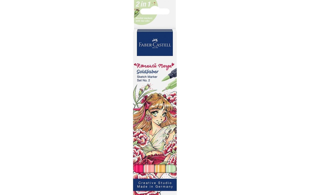Faber-Castell Goldfaber Sketch Marker Collection No. 2 Étui de 4