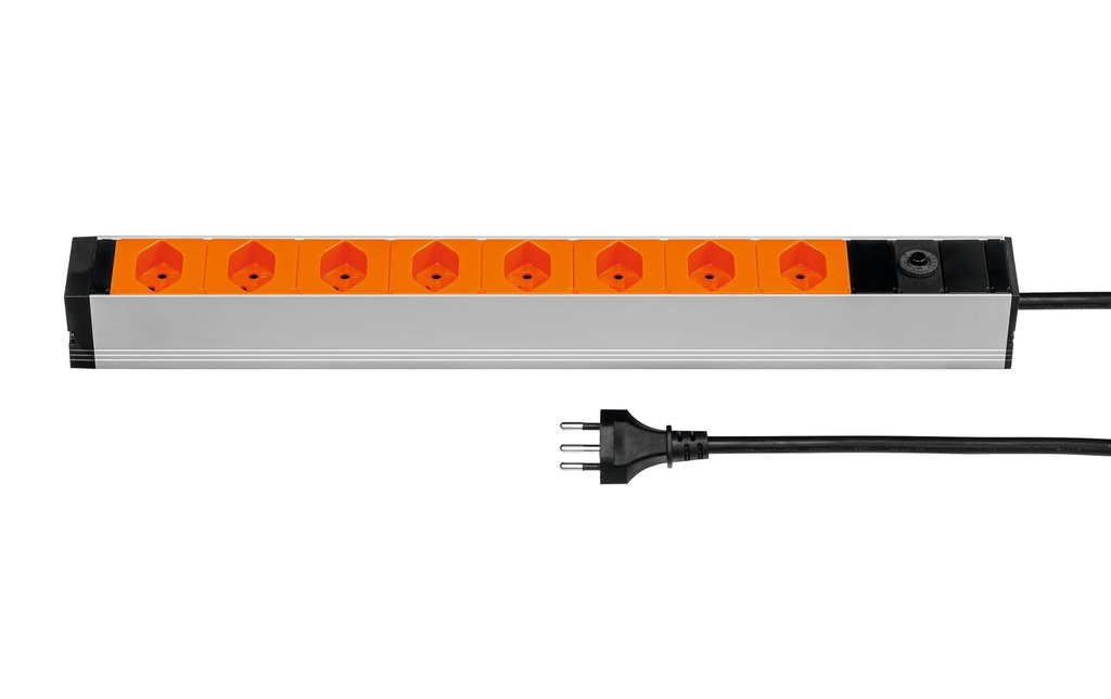 STEFFEN Bloc multiprises 19” 8xT13, Orange