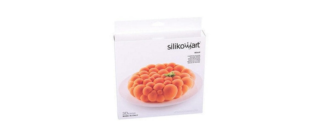Silikomart Moule à pâtisserie à motif Bubbles Ø 22 cm, Beige