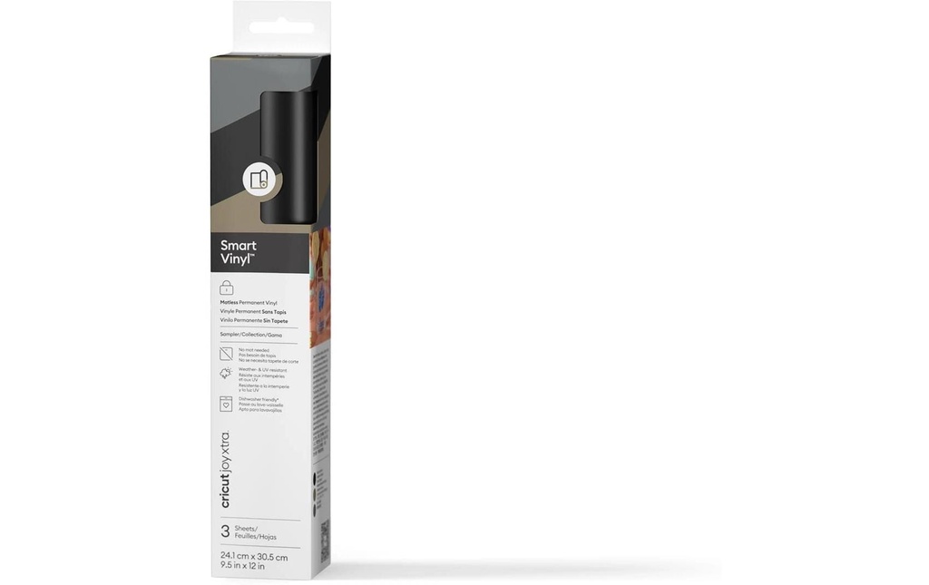 Cricut Film de vinyle Joy Xtra Smart permanent 3 pièces, Classic