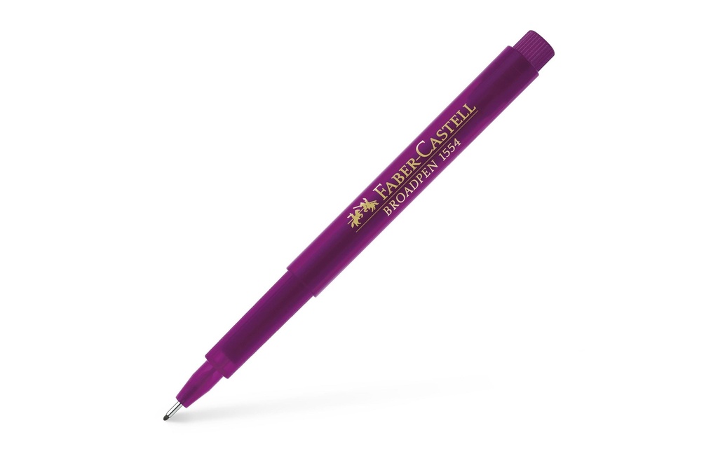 Faber-Castell Fineliner Broadpen 1554 0.8 mm, Magenta