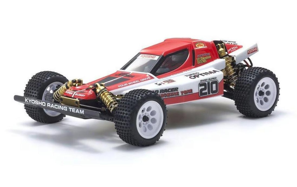 Kyosho Buggy Turbo Optima 4WD Legendary Series kit de construction, 1:10