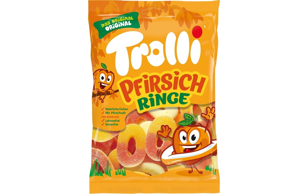 Trolli Bonbons gommeux Anneaux de pêche 200 g